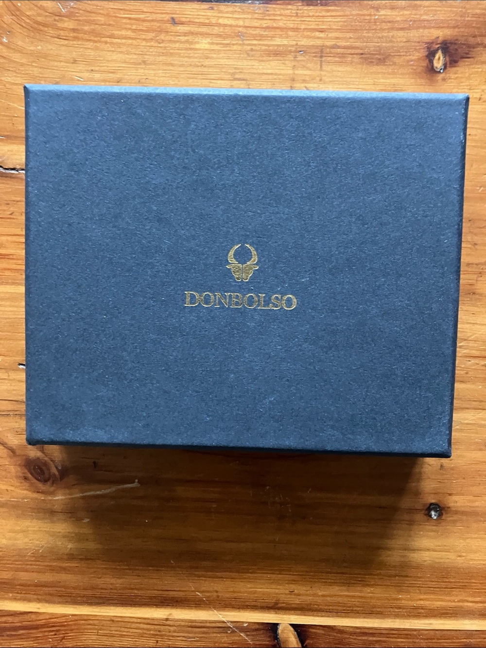 Donbolso Men's Accessory Gift Box - Black with Gold Logo